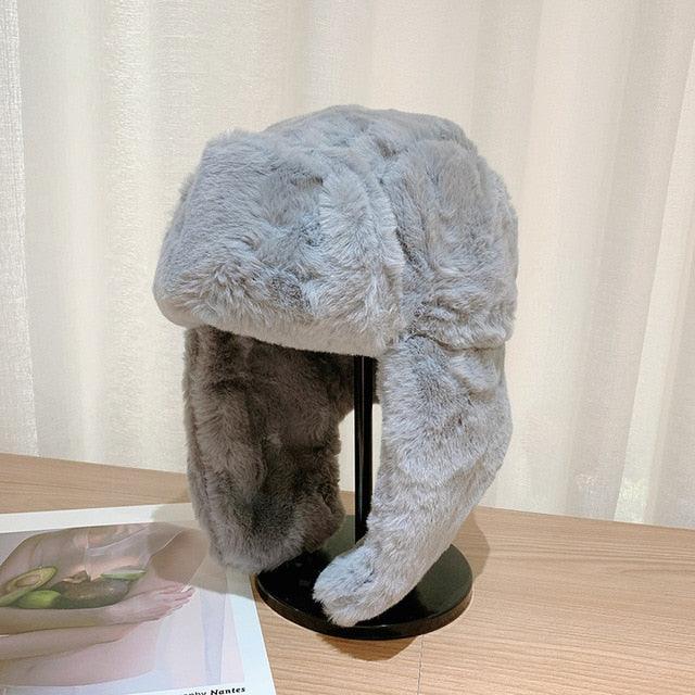 Thickened Warm Earflap Pilot Hat - ItemBear.com