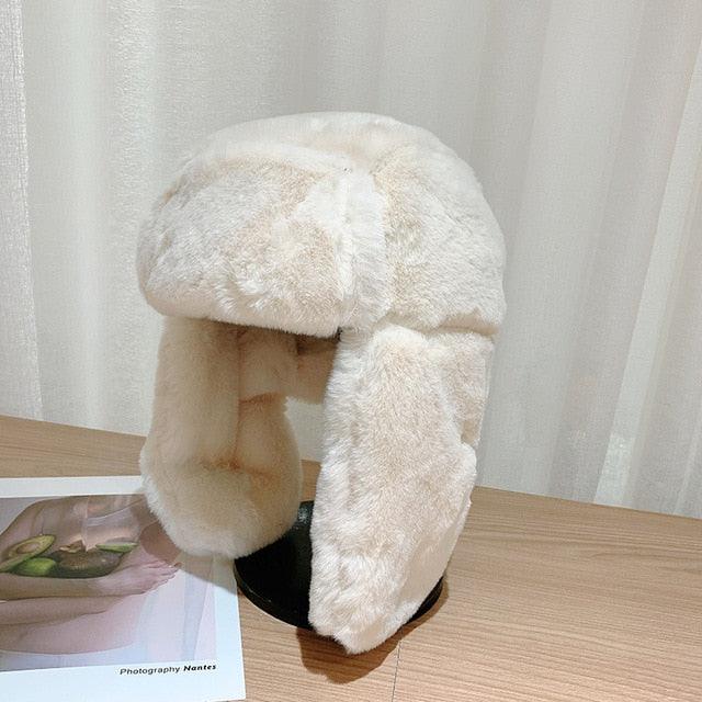 Thickened Warm Earflap Pilot Hat - ItemBear.com