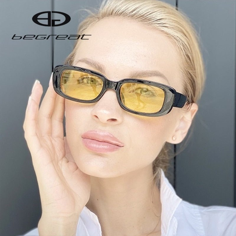 Travel Small Rectangle Sun Glasses - ItemBear.com
