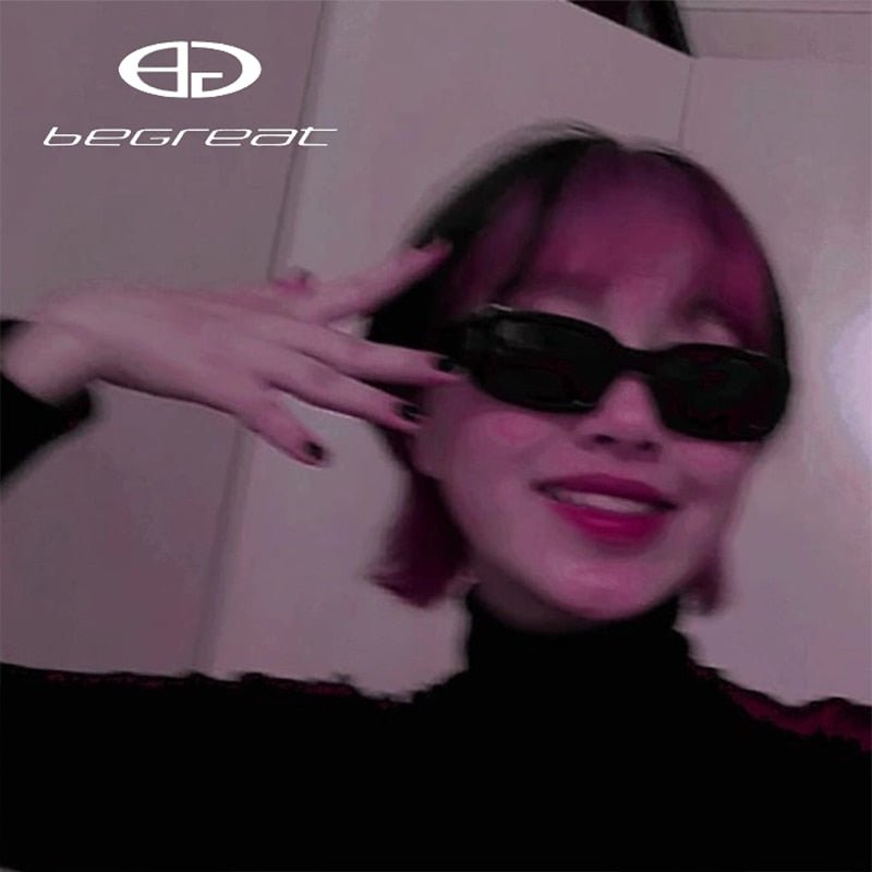Travel Small Rectangle Sun Glasses - ItemBear.com