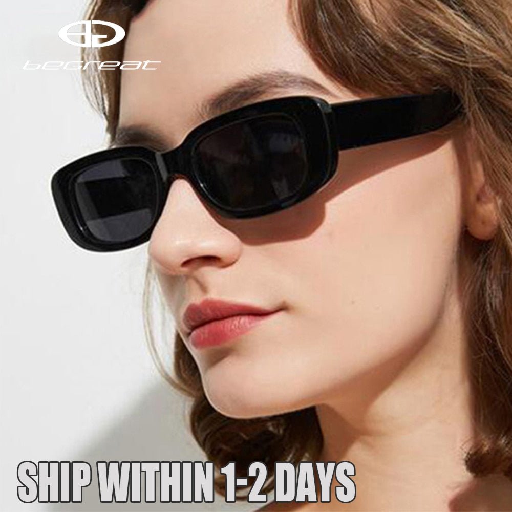 Travel Small Rectangle Sun Glasses - ItemBear.com