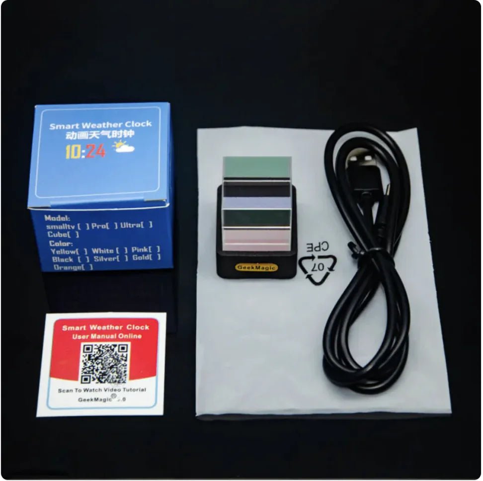 Trendy Mini Transparent WiFi Weather Clock & Display Decor - ItemBear.com