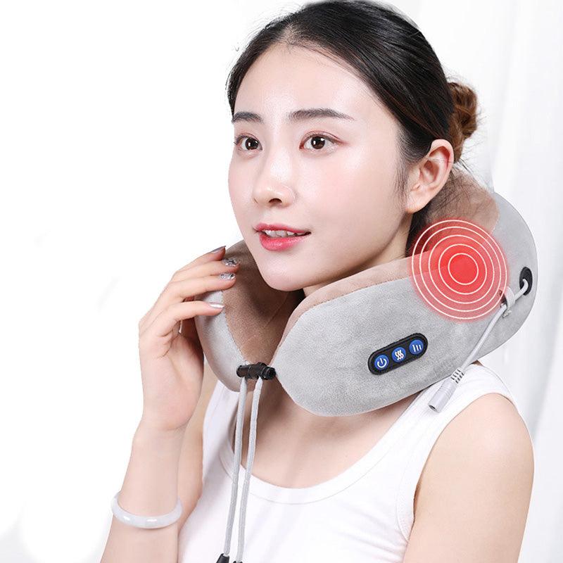 U-Shaped Portable Electric Neck Massager Pillow - ItemBear.com
