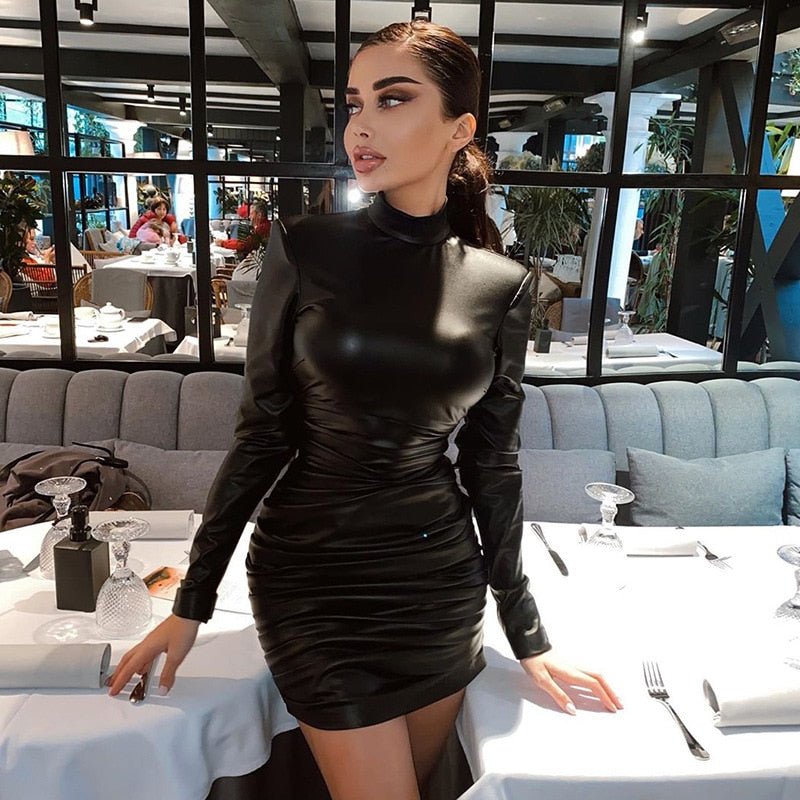 Vintage Leather Dress - ItemBear.com