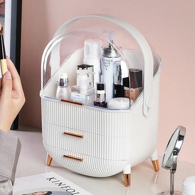 WBBOOMING Makeup Organizer Waterproof Dustproof Cosmetics Box Drawer Bathroom Desktop Skin Care Storage Box Fashion Big Capacity - ItemBear.com