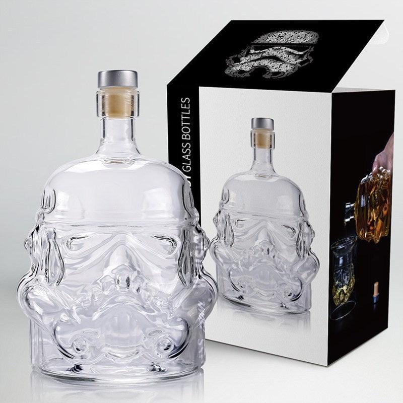 Wine Glass Set Storm Trooper Helmet Whiskey Decanter Whiskey Glass Cup Wine Glasses Accessories Creative Men Gift - ItemBear.com