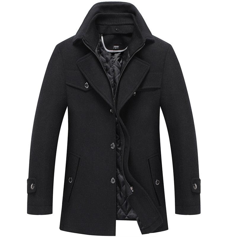 Wolle Mantel Männer, Winter kaschmir Mantel - ItemBear.com