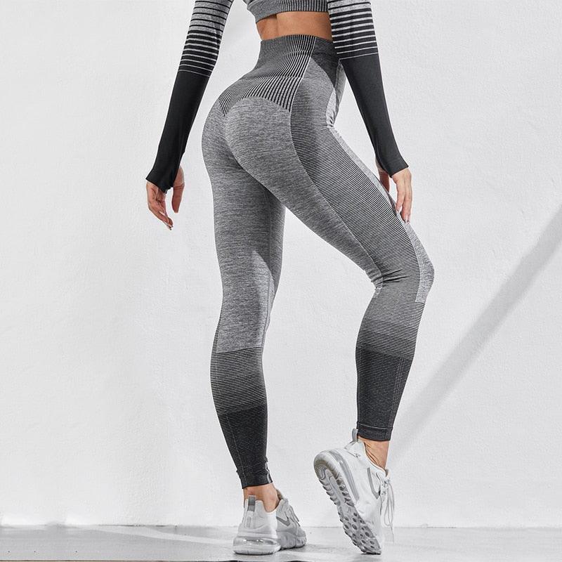 Women Sexy Push Up High Waist Leggings Gym Activewear Seamless Legging Knitting Workout Femme Jegging - ItemBear.com