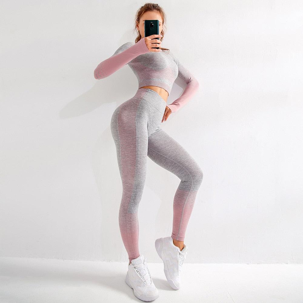 Women Sexy Push Up High Waist Leggings Gym Activewear Seamless Legging Knitting Workout Femme Jegging ItemBear.com