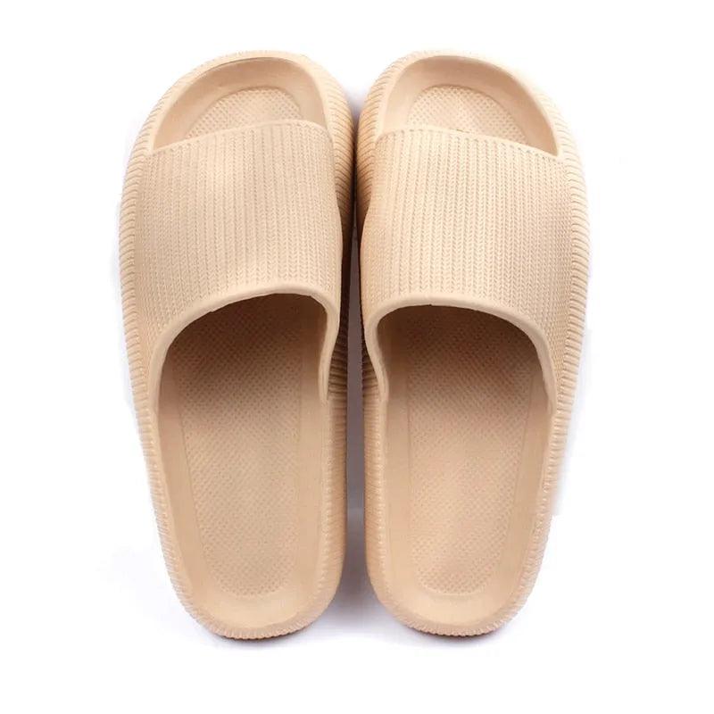 Women Thick Platform Slippers Summer Beach Eva Soft Sole Slide Sandals Leisure Men Ladies Indoor Bathroom Anti-slip Shoes - ItemBear.com