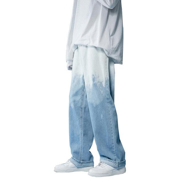 Women Vintage Y2K Streetwear Baggy Cargo Jeans High Waisted Straight Wide Leg Pants Denim Trousers Fairy Grunge Alt Clothes - ItemBear.com