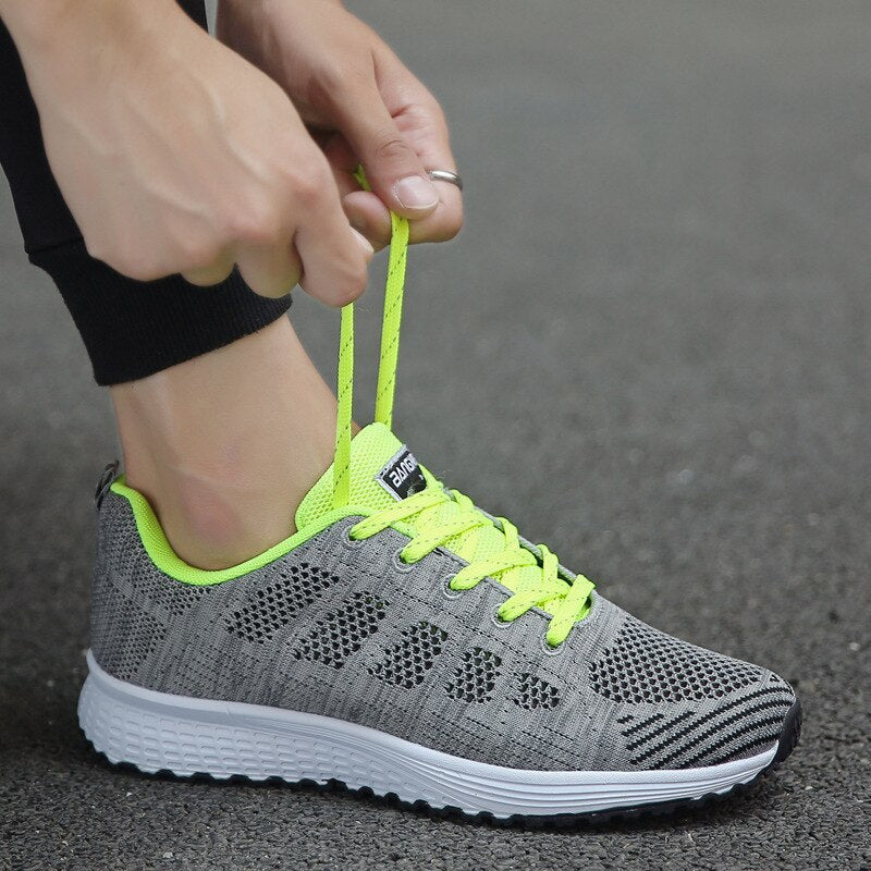 Womens Flats Sneakers Mesh Breathable - ItemBear.com
