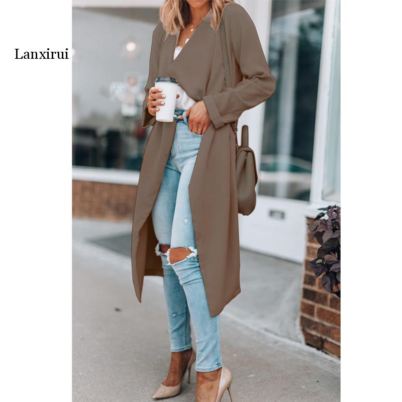 Women's Windbreaker Trench Coat - ItemBear.com