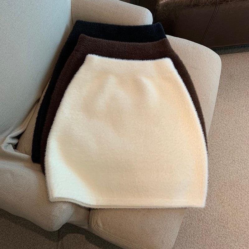 Y2K Furry Mini Skirt - ItemBear.com