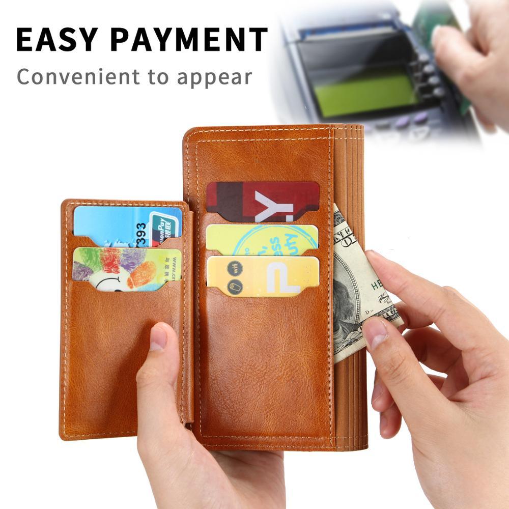Zipper Wallet Flip Case For iPhone With Wireless Charging Support - ItemBear.com