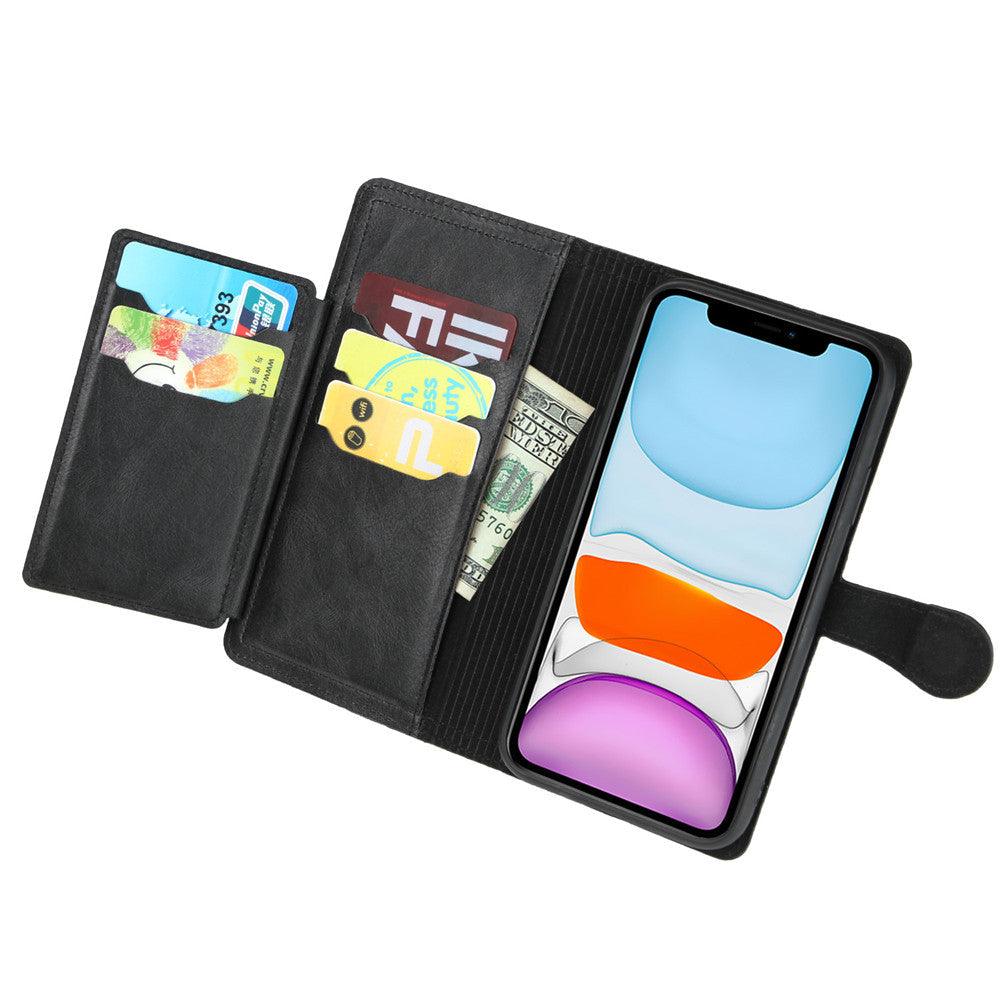 Zipper Wallet Flip Case For iPhone With Wireless Charging Support - ItemBear.com