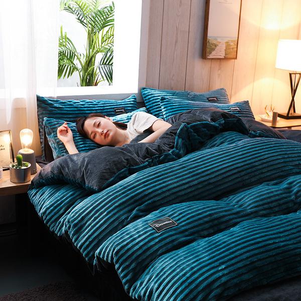 Corduroy Velvet Bedding Set - ItemBear.com