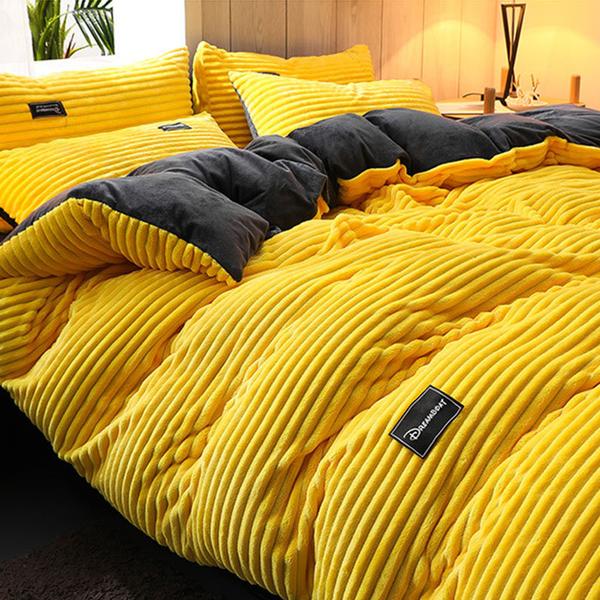 Corduroy Velvet Bedding Set - ItemBear.com