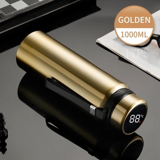 1000ML Smart Thermos Bottle Cold and Hot - ItemBear.com