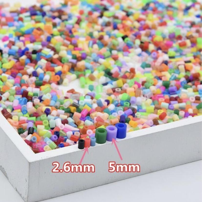 1000pcs/bag 2.6mm mini hama beads kids Perler Fuse Beads toys available 100%quality guarantee diy toy for children activity Iron - ItemBear.com