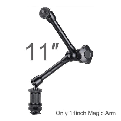 11 Inch Adjustable Friction Articulating Magic Arm + Super Clamp for SLR LCD Monitor LED Flash Light Camera Accessories - ItemBear.com