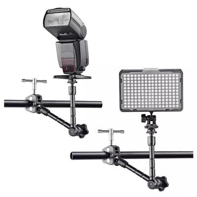11 Inch Adjustable Friction Articulating Magic Arm + Super Clamp for SLR LCD Monitor LED Flash Light Camera Accessories - ItemBear.com