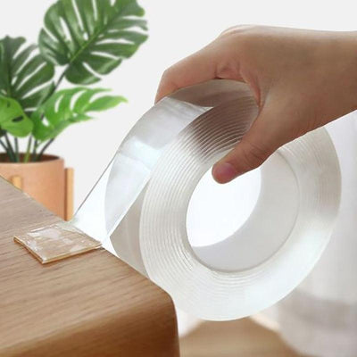 1/2/3/5M Nano Tape Double Sided Tape Transparent Reusable Waterproof Adhesive Tapes Cleanable Kitchen Bathroom Supplies Tapes - ItemBear.com