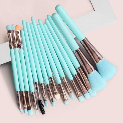 15 Pcs/set makeup brushes Eye Shadow Eyelash Eyebrow Brush Fluorescent Series Foundation Blush Blending Beauty Make Up tools - ItemBear.com