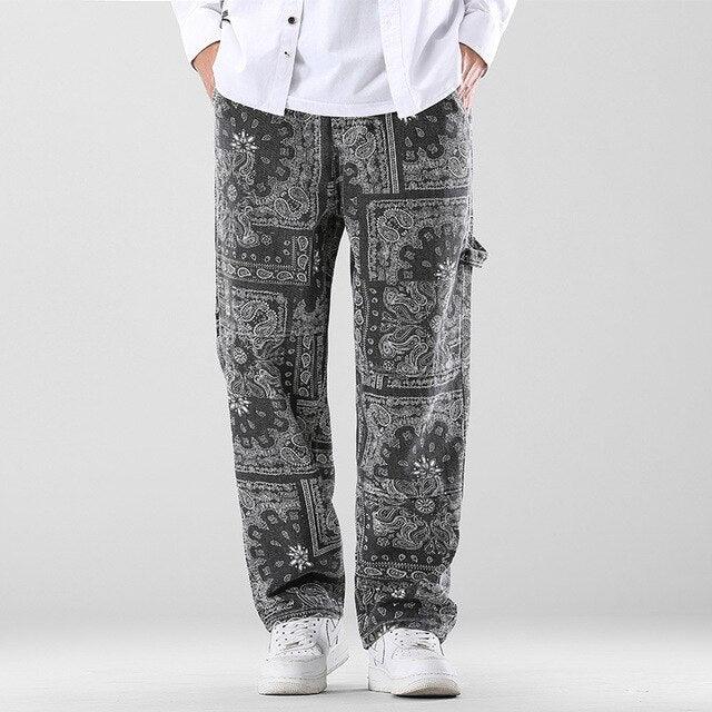 Printed Men's Loose Pants - Premium  from ItemBear.com - Just $83! Shop now at ItemBear.com