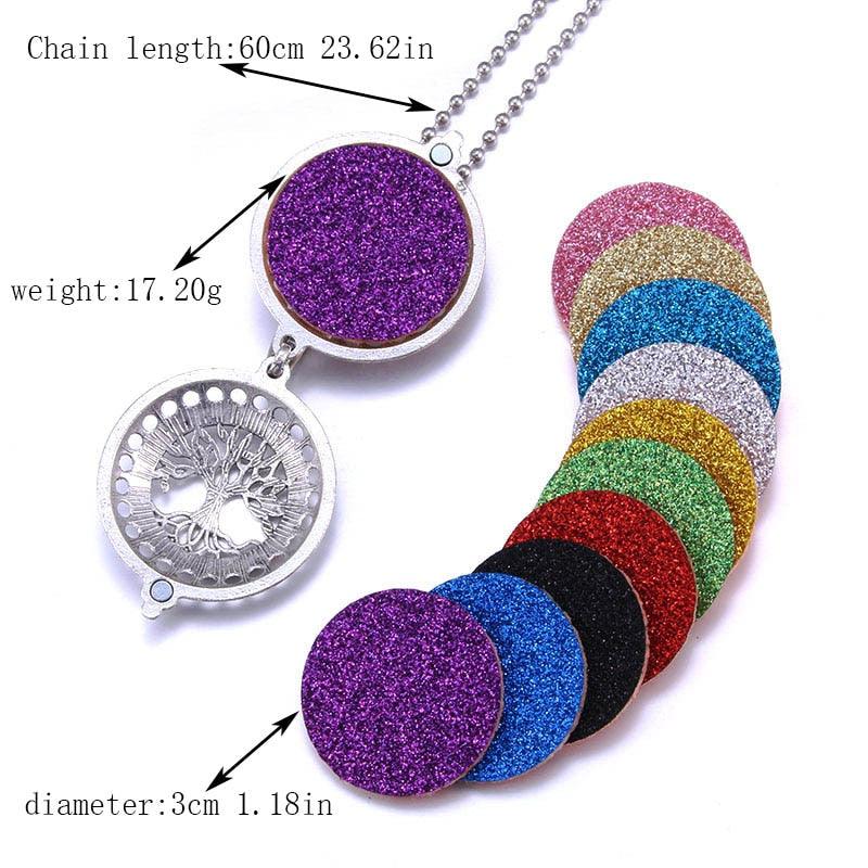 1pcs Aroma Diffuser Necklace Open Antique Vintage Lockets Pendant Perfume Essential Oil Aromatherapy Locket Necklace With Pads - ItemBear.com