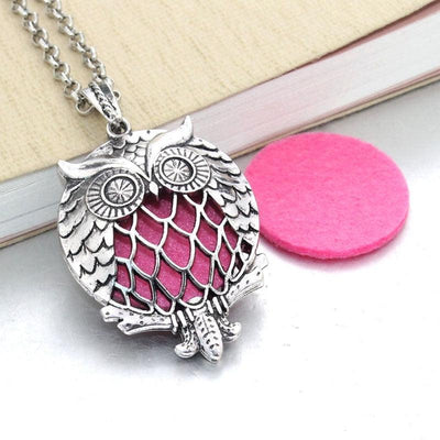 1pcs Aroma Diffuser Necklace Open Antique Vintage Lockets Pendant Perfume Essential Oil Aromatherapy Locket Necklace With Pads - ItemBear.com