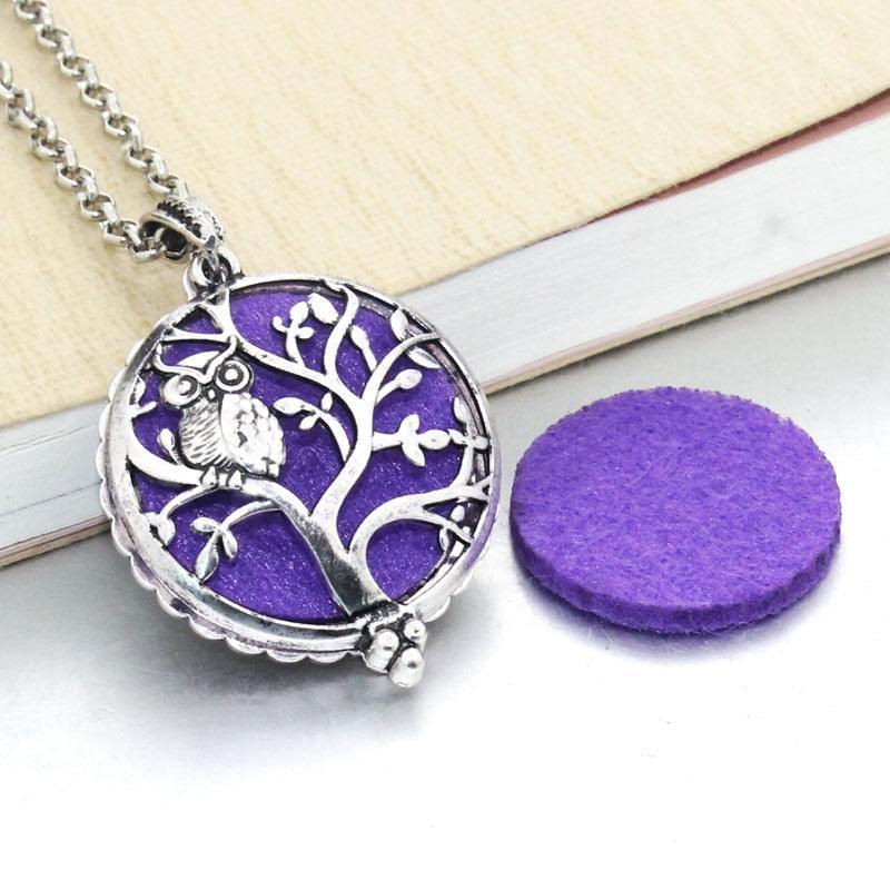 1pcs Aroma Diffuser Necklace Open Antique Vintage Lockets Pendant Perfume Essential Oil Aromatherapy Locket Necklace With Pads - ItemBear.com