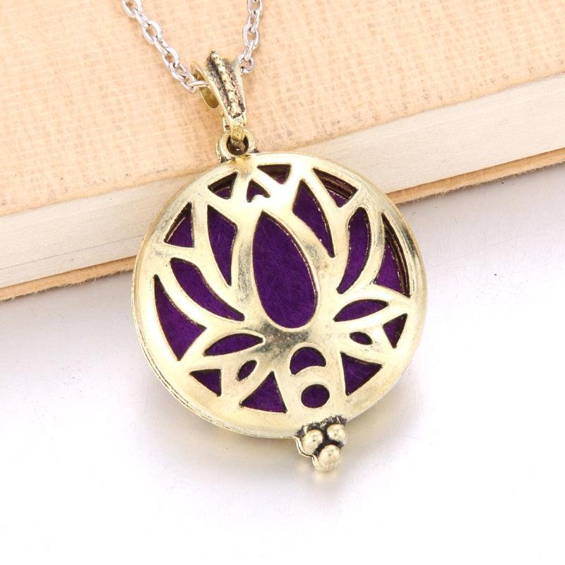 1pcs Aroma Diffuser Necklace Open Antique Vintage Lockets Pendant Perfume Essential Oil Aromatherapy Locket Necklace With Pads - ItemBear.com
