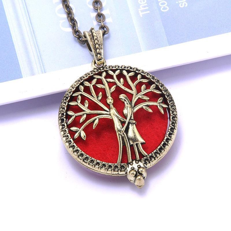 1pcs Aroma Diffuser Necklace Open Antique Vintage Lockets Pendant Perfume Essential Oil Aromatherapy Locket Necklace With Pads - ItemBear.com