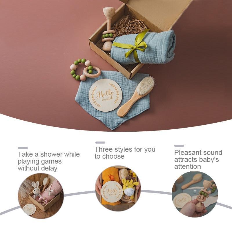 1Set Bath Toys Set Kid Swaddle Wrap - ItemBear.com