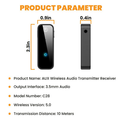 2 In 1 Bluetooth 5.0 USB Wireless Transmitter - ItemBear.com
