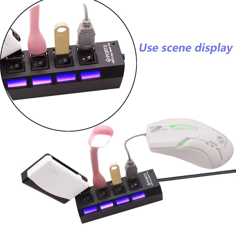 2.0 Multi USB Splitter Hub - ItemBear.com