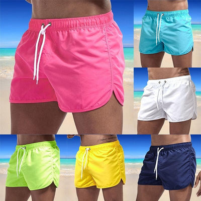 2021 Summer Men's Swimwear Shorts Brand Beachwear Sexy Swim Trunks Men Swimsuit Low Waist Breathable Beach Wear Surf - ItemBear.com