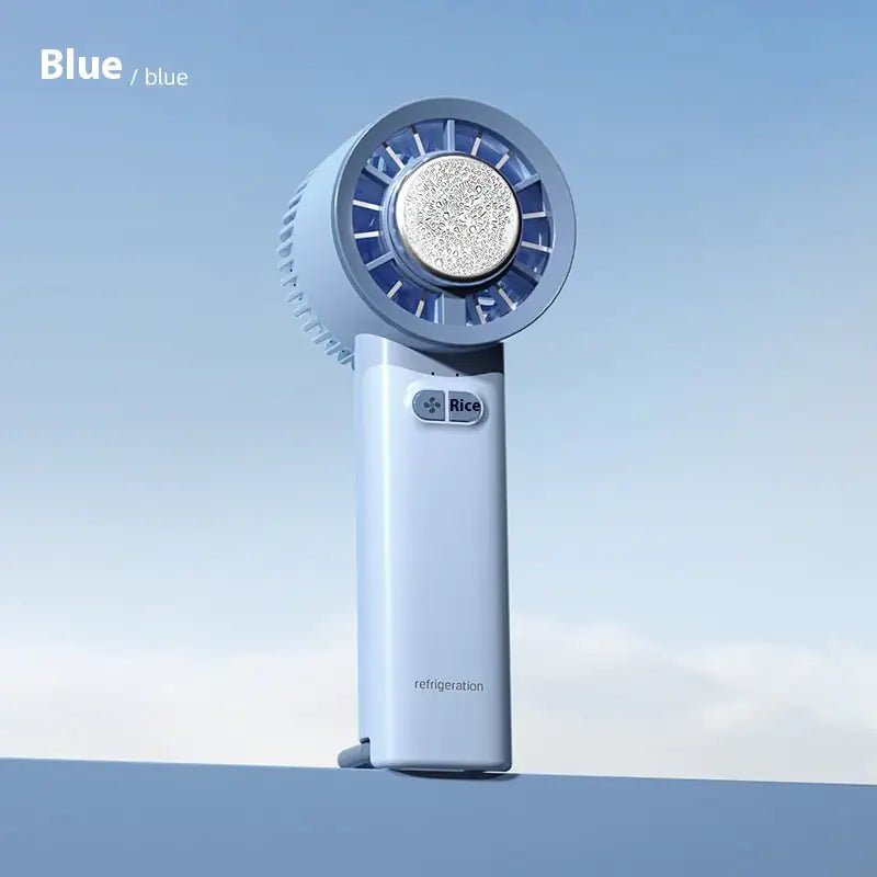 2024 Summer Gadget Handheld Turbo Jet Fan Mini Portable Ice Cold Fan Generation Brushless Motor Wind High Speed Duct Fans Violent Blower - ItemBear.com