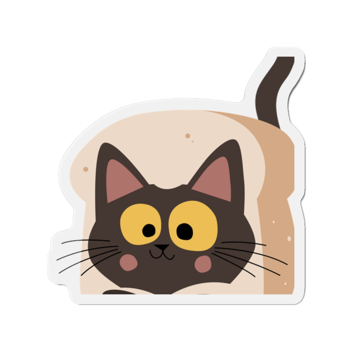 Cat Bread Meme Magnet