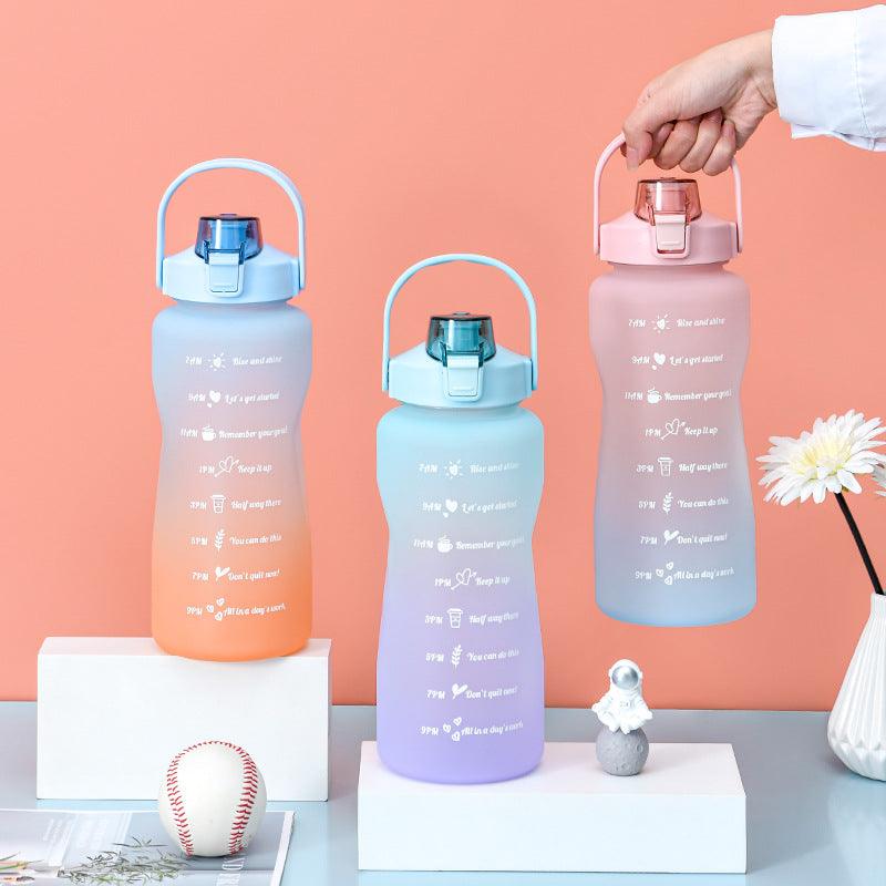 2L Large Capacity Water Bottle Straw Cup - ItemBear.com