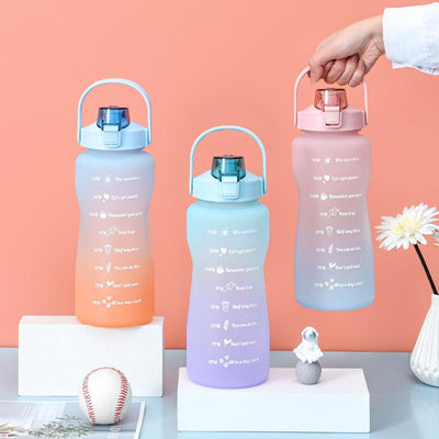 2L Large Capacity Water Bottle Straw Cup - ItemBear.com