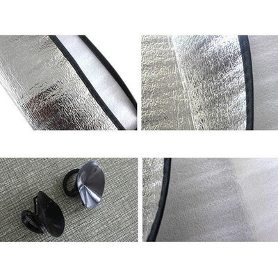2Pc Casual Foldable Car Windshield Visor Cover - ItemBear.com