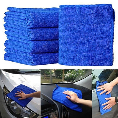 2Pcs Blue Soft Absorbent Wash Cloth Car Care - ItemBear.com