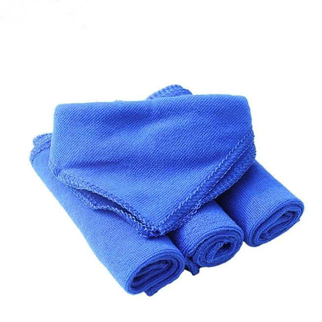 2Pcs Blue Soft Absorbent Wash Cloth Car Care - ItemBear.com
