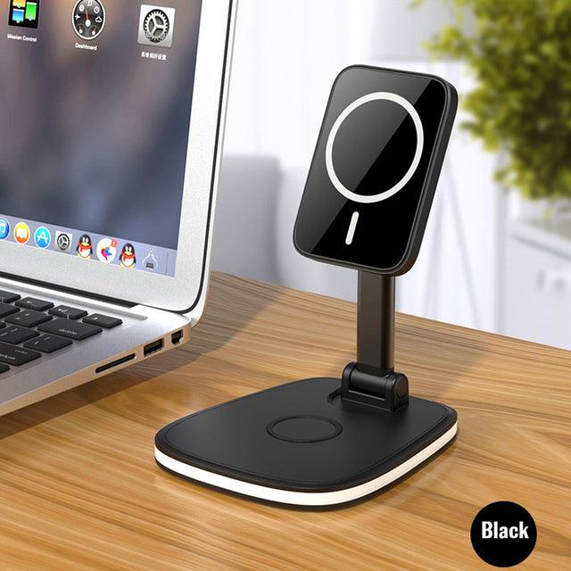 3in1 15W Folding Wireless Magnetic Charger - ItemBear.com