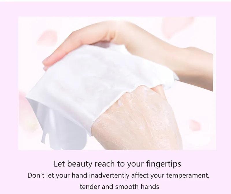 3pair=6pcs Hand Care Exfoliating Hand Mask Moisturizing Whitening Skin Care Exfoliating Hand Mask Anti - Wrinkle Aging Spa Gloves - ItemBear.com