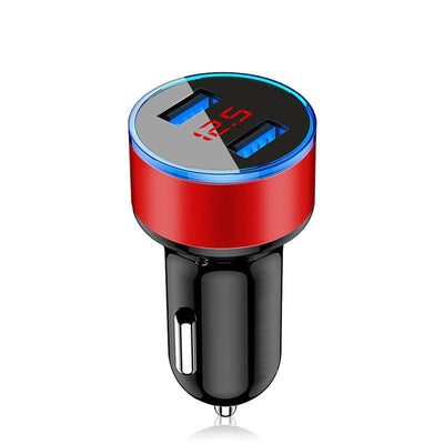 4.8A LED Display USB Phone Charger Car - Charger for Xiaomi Samsung For iPhone 12 11 Pro 7 8 Plus Mobile Phone Adapter Car Charger - ItemBear.com