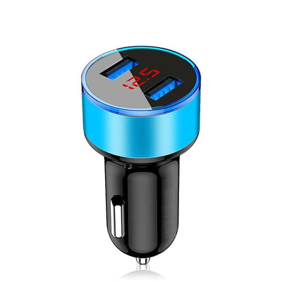 4.8A LED Display USB Phone Charger Car - Charger for Xiaomi Samsung For iPhone 12 11 Pro 7 8 Plus Mobile Phone Adapter Car Charger - ItemBear.com