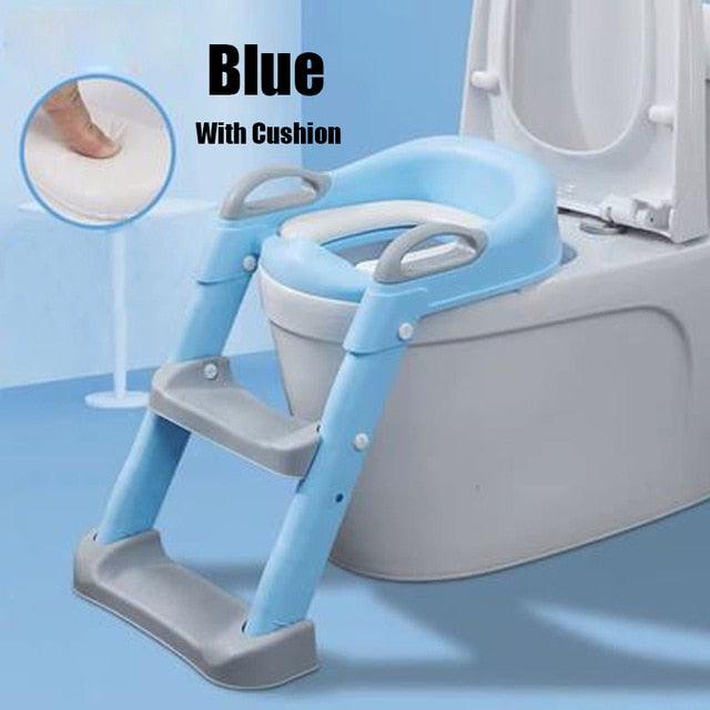 5 Colors Baby Pot Potty Training Seat Child Toilet WC Urinal For Boys Kids Adjustable Step Ladder Folding Safety Chair - ItemBear.com